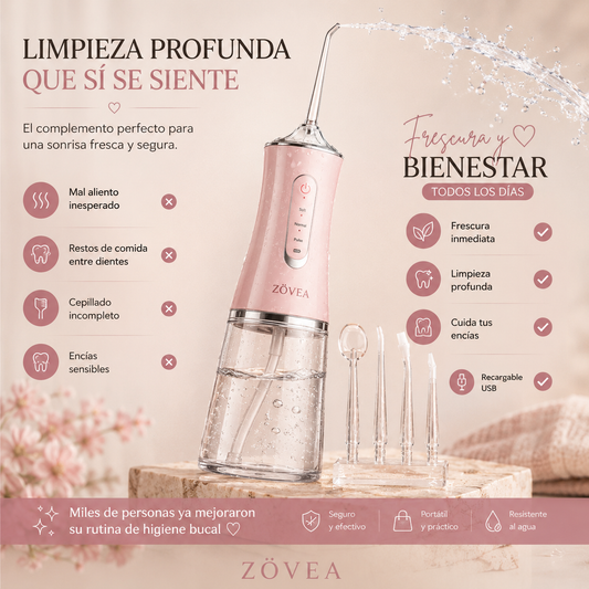 Irrigador Bucal Portátil Recargable